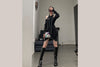 untitlab high boots SS0221301 black